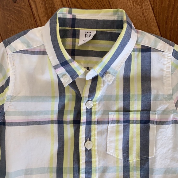 Gap Toddler Button Down Shirt 18-24M - Picture 4 of 7